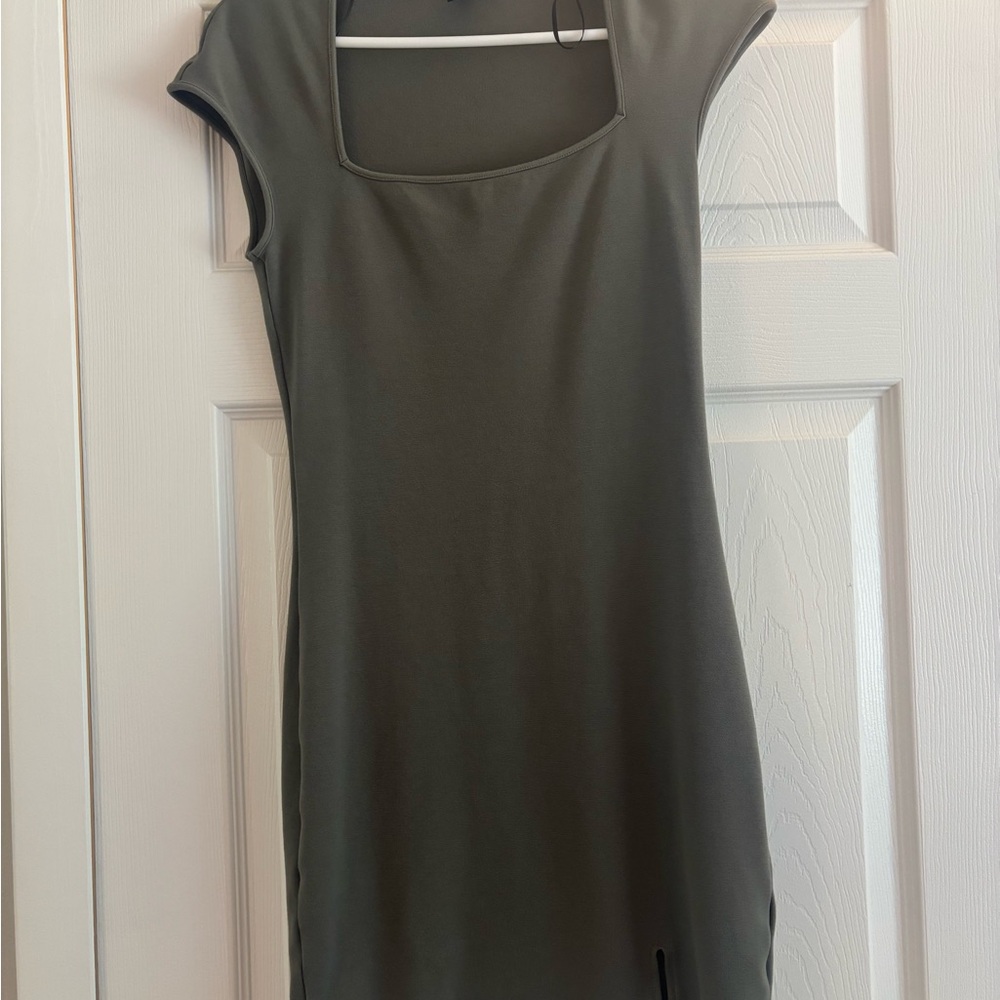 H&M Olive Mini Dress